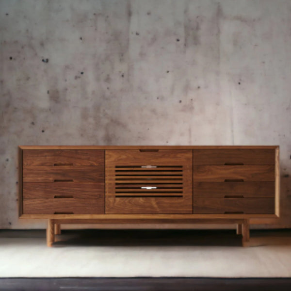 Madrona Walnut Wood Cabinet & Sideboard 1