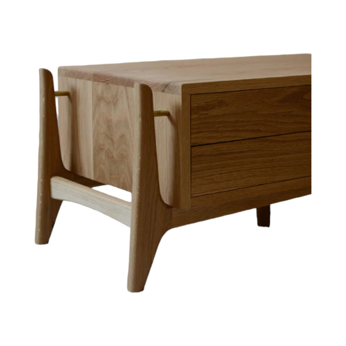 Malina Oak Wood TV Unit Cabinet & Sideboard 6