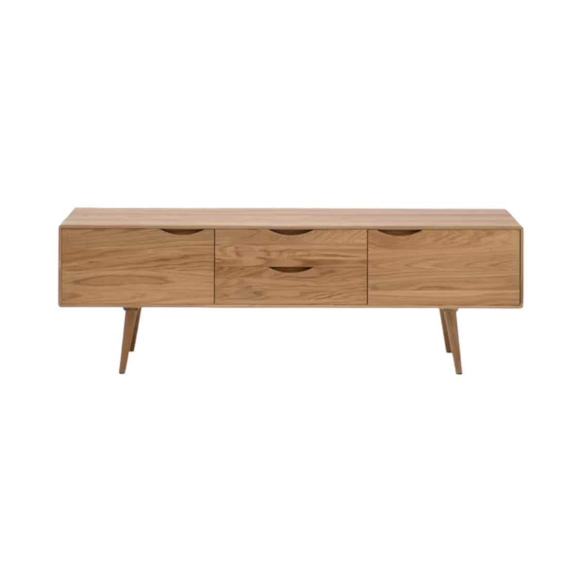 Malle Oak Wood TV Unit 2