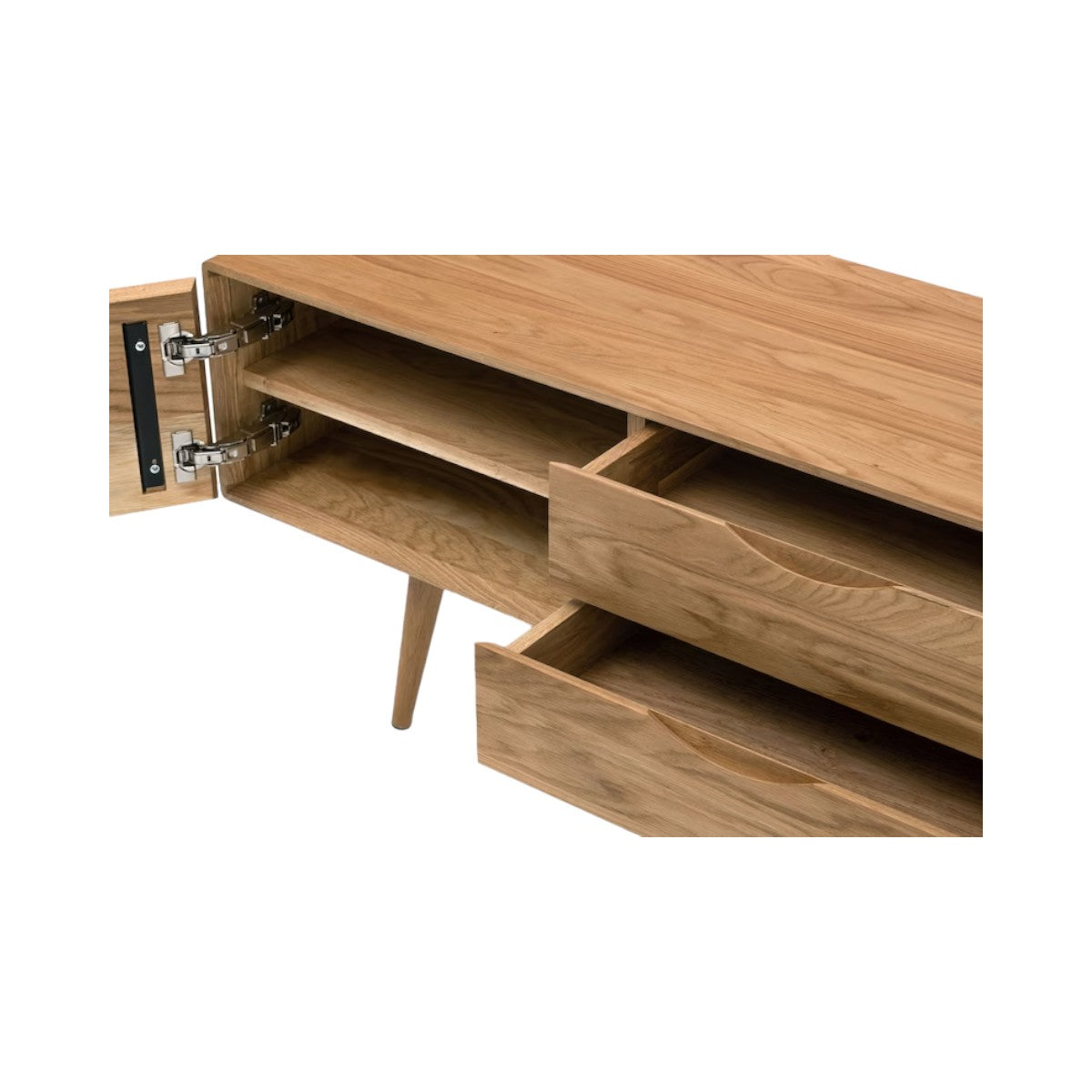 Malle Oak Wood TV Unit 6