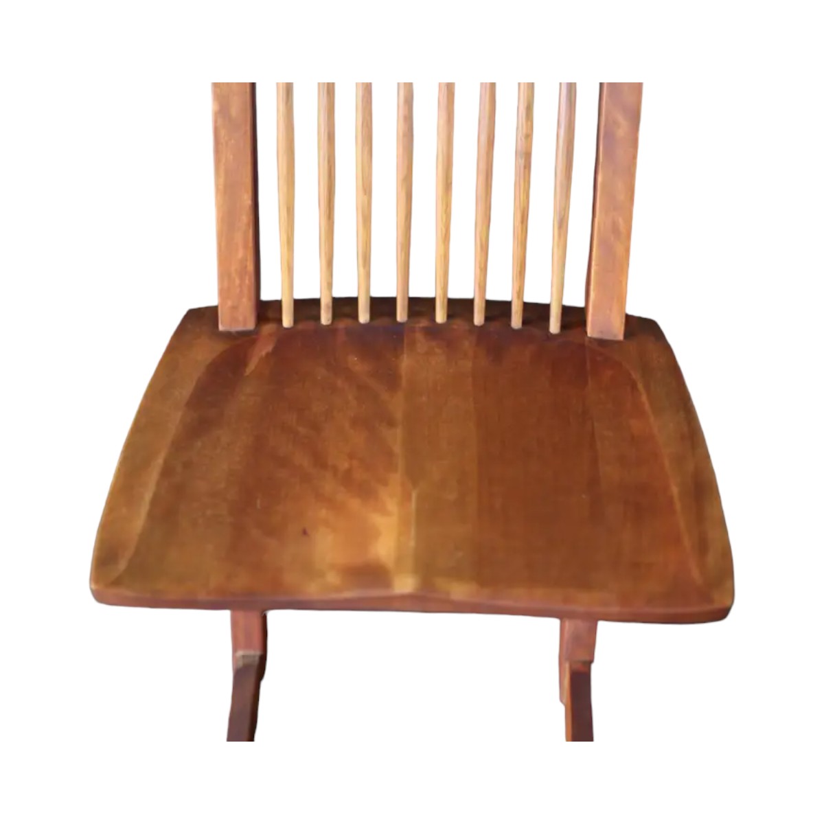 Malone Walnut Wood Arm Chair 5