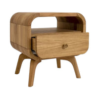 Manrico Oak Wood Bedside 4