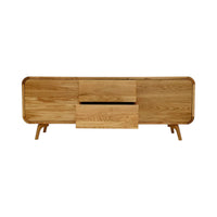 Marc Oak Wood Cabinet & Sideboard 4