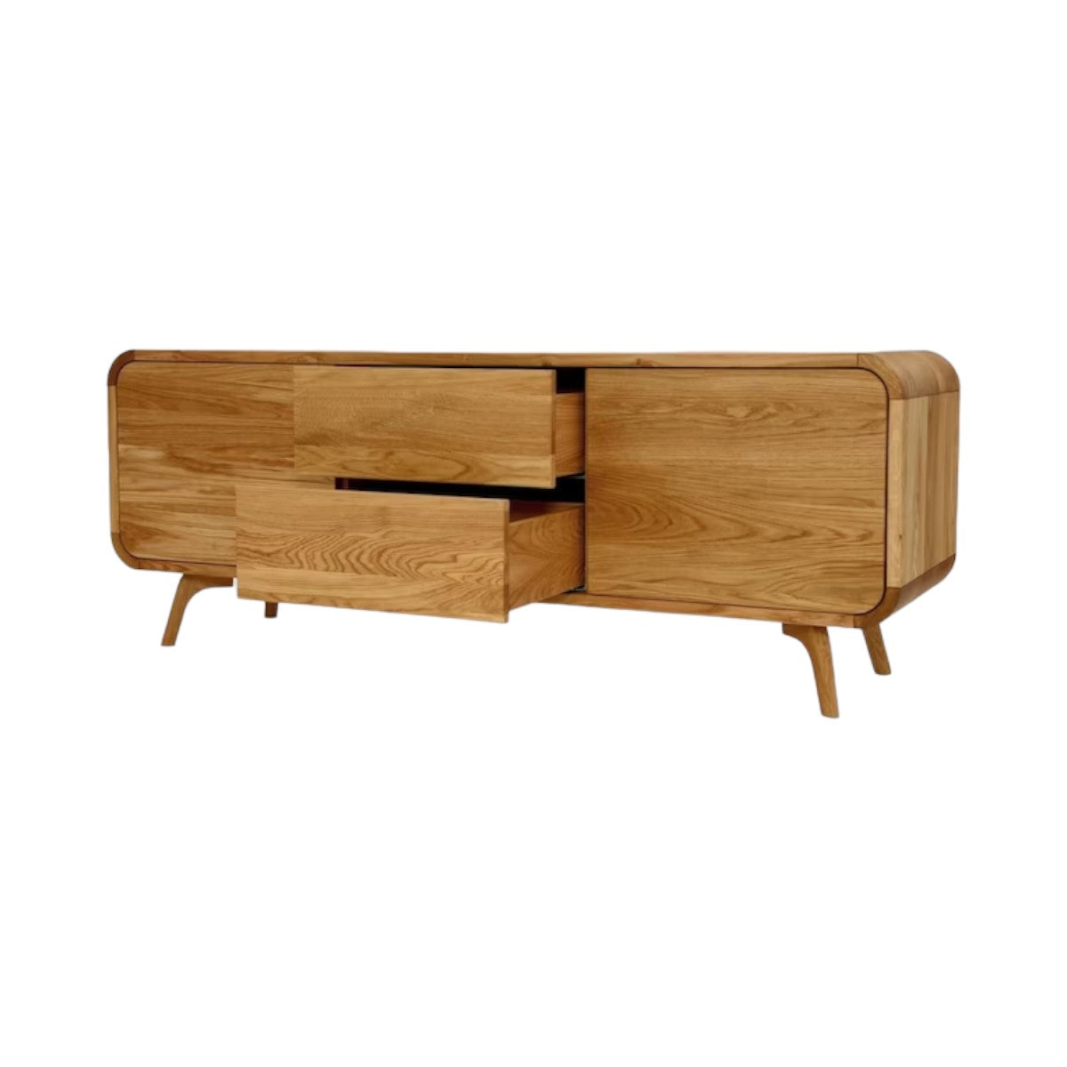 Marc Oak Wood Cabinet & Sideboard 5