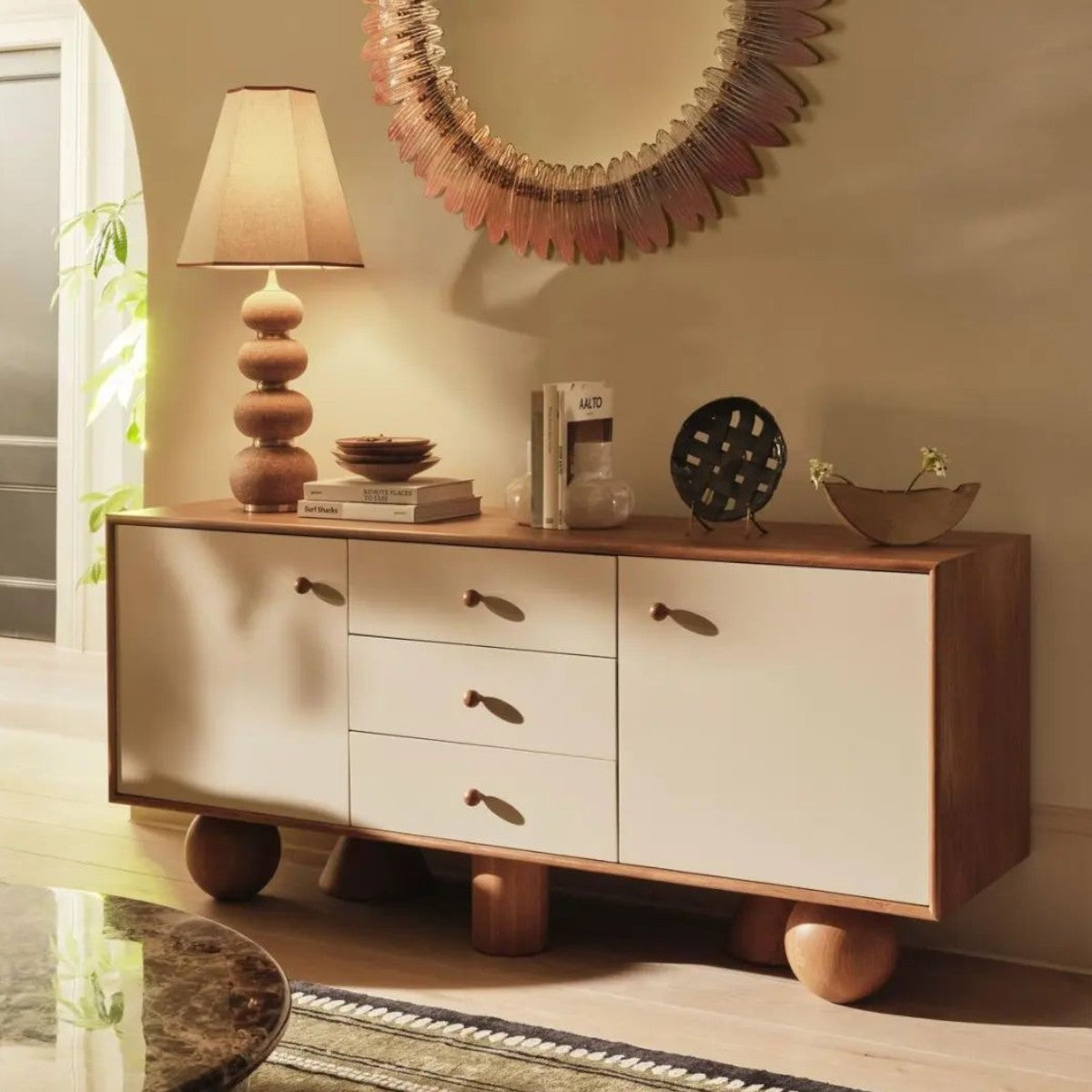 Marcel Oak Wood Cabinet & Sideboard 2