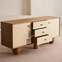 Marcel Oak Wood Cabinet & Sideboard 4