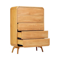 Marcela Oak Wood Chest of Drawers 2