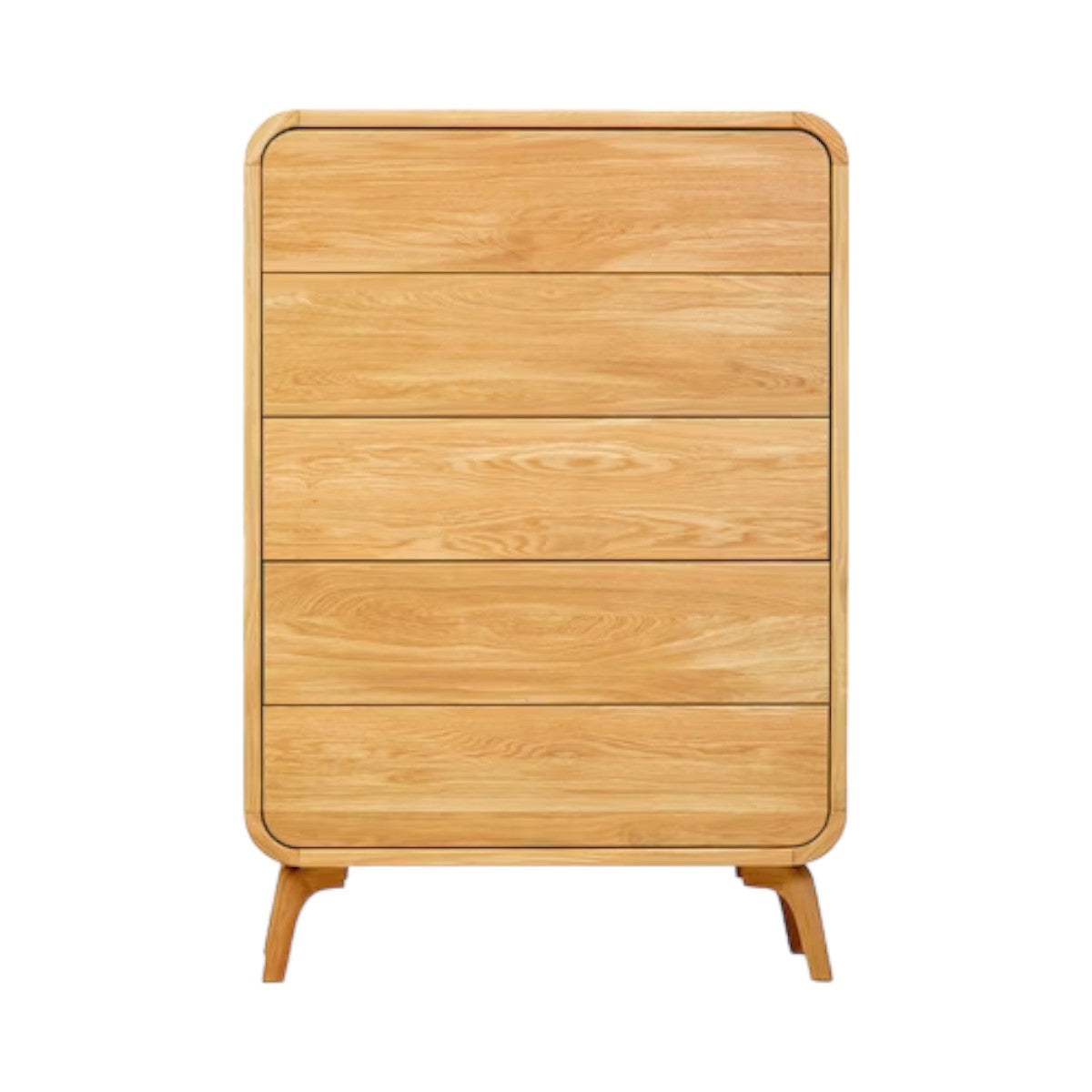 Marcela Oak Wood Chest of Drawers 4