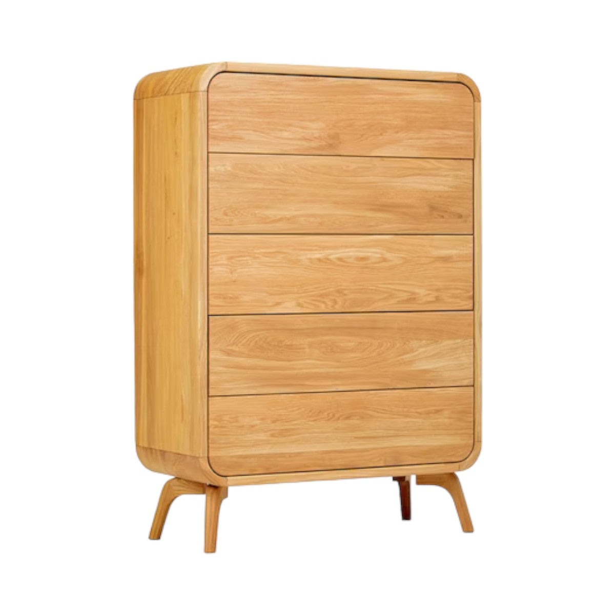 Marcela Oak Wood Chest of Drawers 5