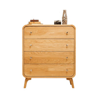 Marcelina Oak Wood Chest of Drawers 2