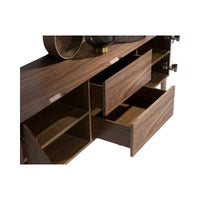 Maeko Walnut Wood Cabinet & Sideboard 5