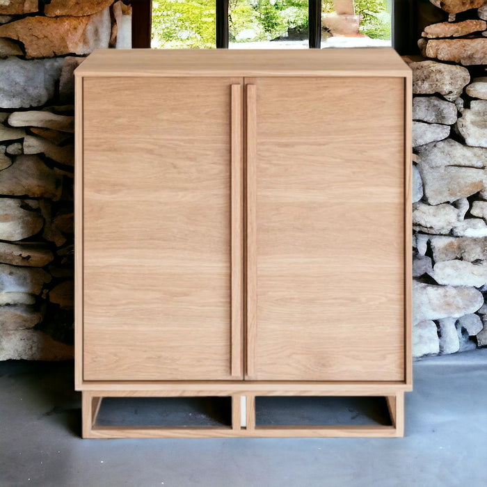 Maree Oak Wood Cabinet 1