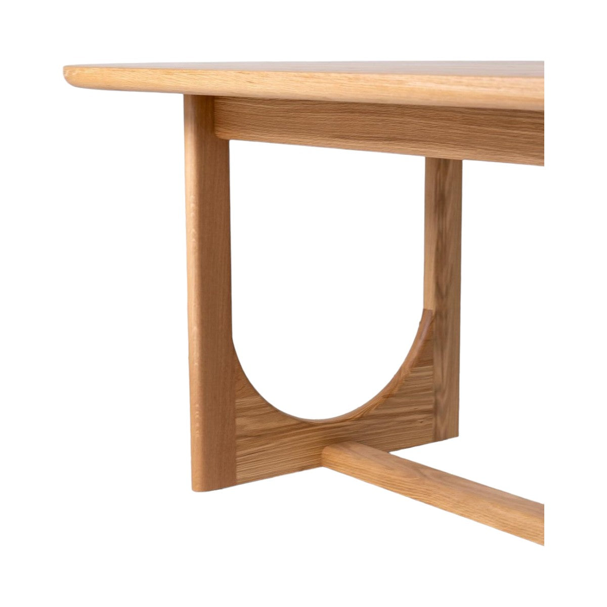 Marek Oak Wood Dining Table 4