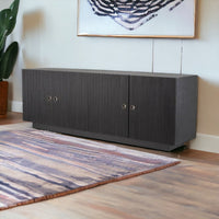 Marek Oak Wood TV Unit Cabinet & Sideboard