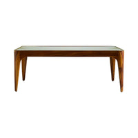 Maren Brass Starburst Rectangular Coffee Table 2