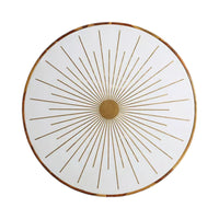 Maren Brass Starburst Round Coffee Table 3