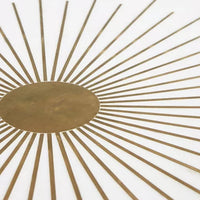 Maren Brass Starburst Round Coffee Table 5