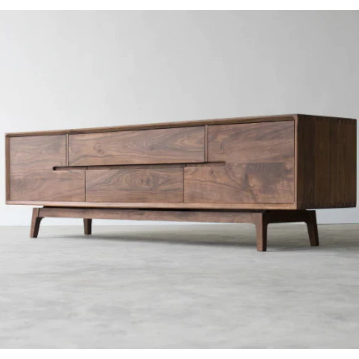 Maren Walnut Wood TV Unit Cabinet & Sideboard 1