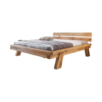 Marka Oak Wood Bed 3