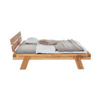 Marka Oak Wood Bed 4