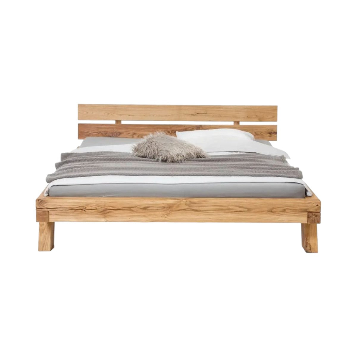 Marka Oak Wood Bed 2