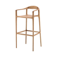 Marly Oak Wood Bar Chair 2