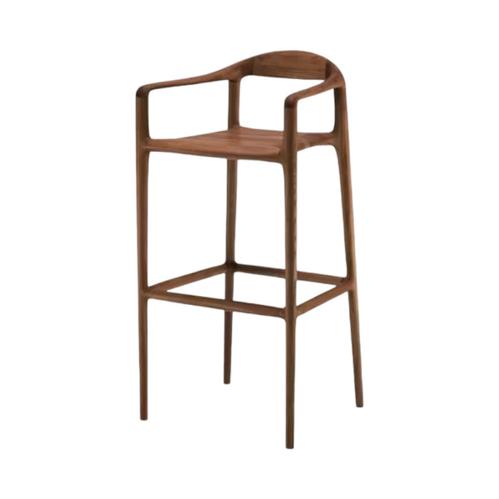 Marly Oak Wood Bar Chair 4