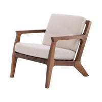 Marnin Walnut Wood Modern Lounge Chair 2