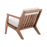 Marnin Walnut Wood Modern Lounge Chair 3