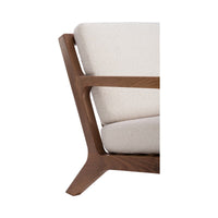 Marnin Walnut Wood Modern Lounge Chair 4