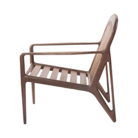 Marnina Walnut Wood Lounge Chair 5