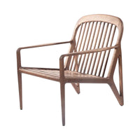 Marnina Walnut Wood Lounge Chair 4