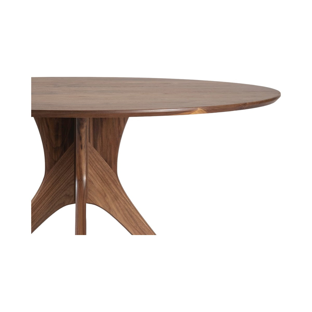 Maron Walnut Wood Dining Table 6