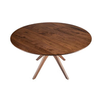 Maron Walnut Wood Dining Table 5