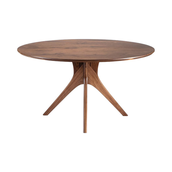 Maron Walnut Wood Dining Table 2