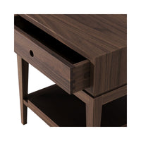 Melania Walnut Wood Nightstand