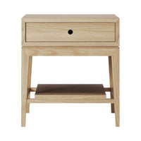 Melania Walnut Wood Nightstand