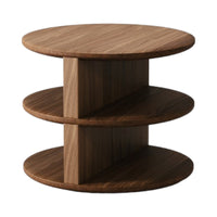 Melanio Walnut Wood Bedside 2