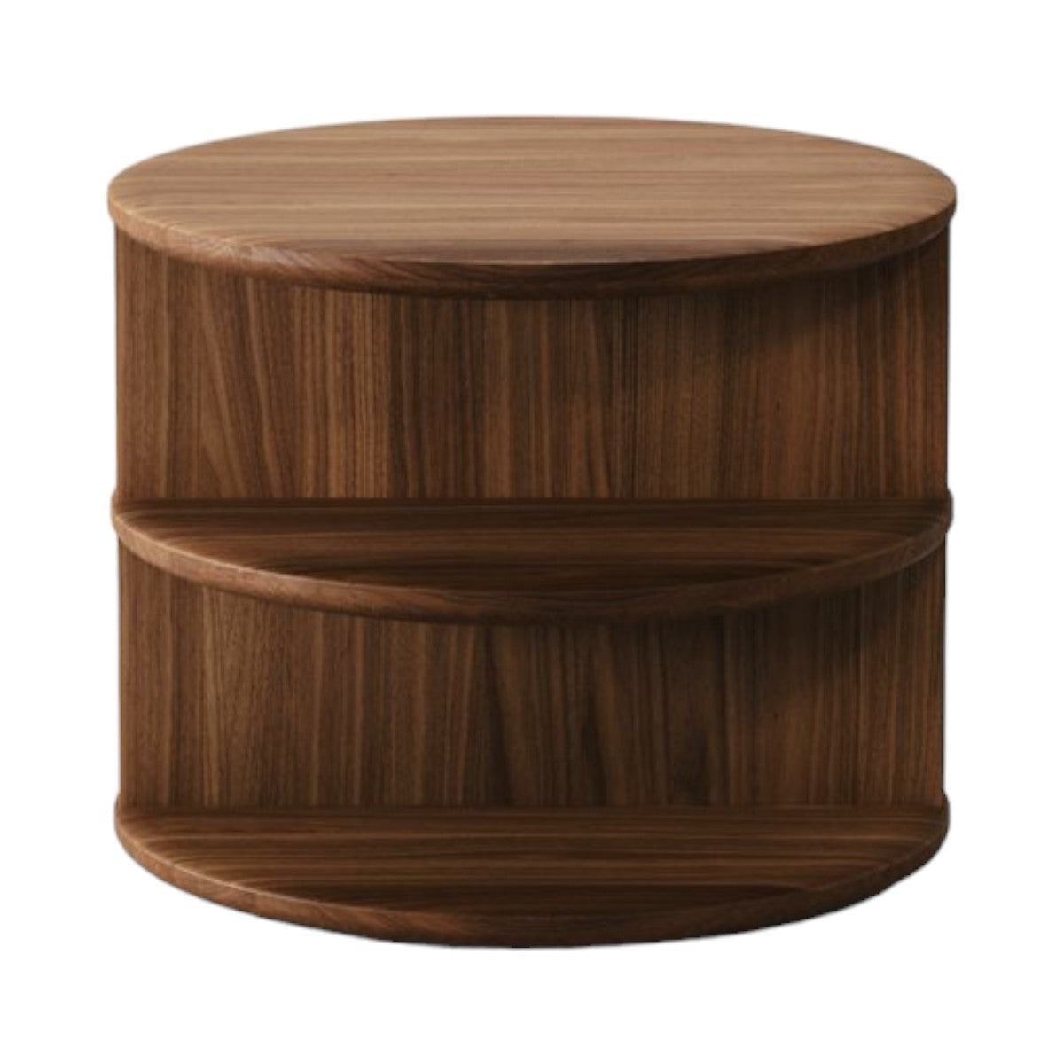 Melanio Walnut Wood Bedside 4