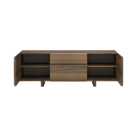 Melanion Walnut Wood TV Unit Cabinet & Sideboard 3