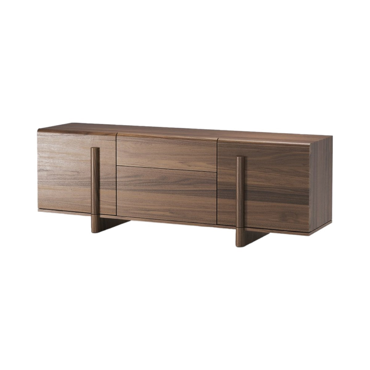 Melanion Walnut Wood TV Unit Cabinet & Sideboard 4