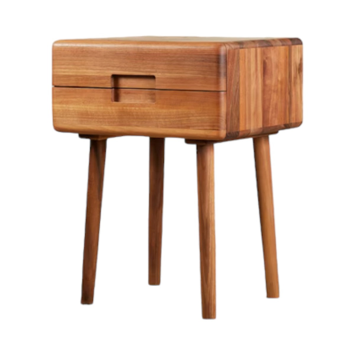 Meriel Walnut Wood Bedside 3