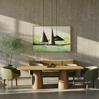 Neci Oak Wood Dining Table 1