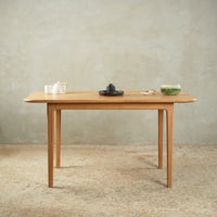 Nevra Oak Wood Dining Table 1