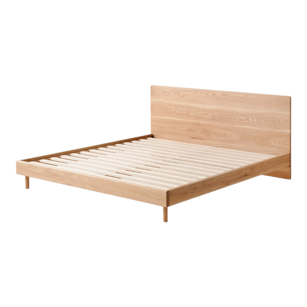 Aasiya Oak Wood Bed