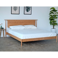 Acelin Oak Wood Bed