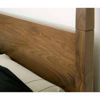 Adam Walnut Wood Bed