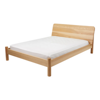 Aika White Oak Wood Bed