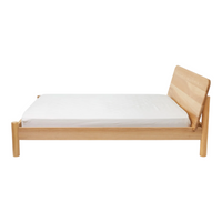 Aika White Oak Wood Bed