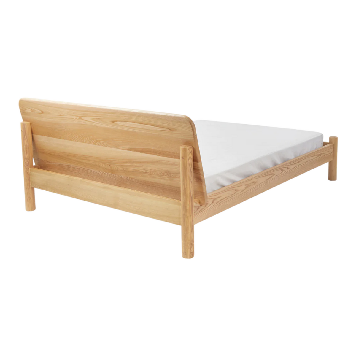 Aika White Oak Wood Bed